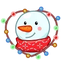 😘-Snowman, Telegram Sticker