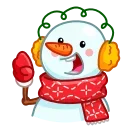 😔-Snowman, Telegram Sticker