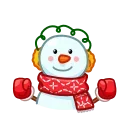 👍-Snowman, Telegram Sticker