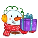 😀-Snowman, Telegram Sticker
