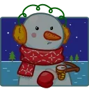 😠-Snowman, Telegram Sticker