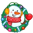 👋-Snowman, Telegram Sticker