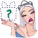🤨-The Snow Queen, Telegram Sticker