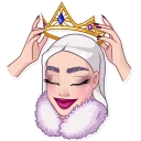 👑-The Snow Queen, Telegram Sticker