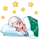 😴-The Snow Queen, Telegram Sticker