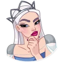 🤔-The Snow Queen, Telegram Sticker