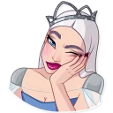 😒-The Snow Queen, Telegram Sticker