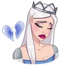 😔-The Snow Queen, Telegram Sticker