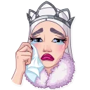 😢-The Snow Queen, Telegram Sticker
