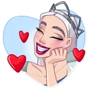 🥰-The Snow Queen, Telegram Sticker