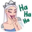 😂-The Snow Queen, Telegram Sticker