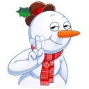 ☝-Snowy Buddy, Telegram Sticker
