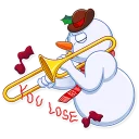 💀-Snowy Buddy, Telegram Sticker