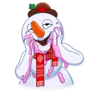 😍-Snowy Buddy, Telegram Sticker