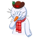 🤦‍♂️-Snowy Buddy, Telegram Sticker