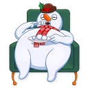 🍽-Snowy Buddy, Telegram Sticker