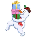 🎁-Snowy Buddy, Telegram Sticker