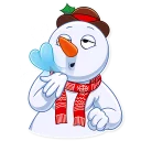 😘-Snowy Buddy, Telegram Sticker