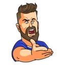 😠-World Cup 2018, Telegram Sticker