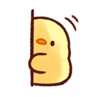 👀-Soft and Cute Chicks Feelings @softandqt, Telegram Sticker