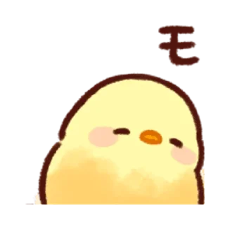 ☺️-Soft and Cute Chicks Feelings @softandqt, Telegram Sticker