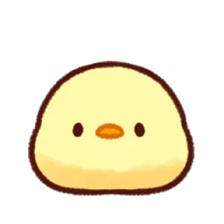 🙂-Soft and Cute Chicks Feelings @softandqt, Telegram Sticker