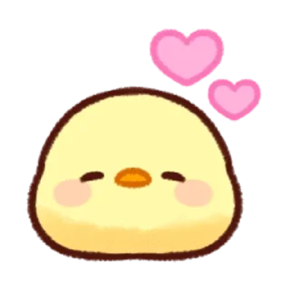 🥰-Soft and Cute Chicks Feelings @softandqt, Telegram Sticker