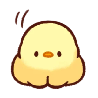 😄-Soft and Cute Chicks Feelings @softandqt, Telegram Sticker