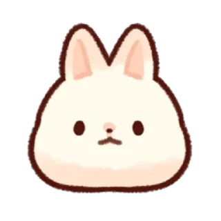 🐰-Soft and Cute Chicks Feelings @softandqt, Telegram Sticker