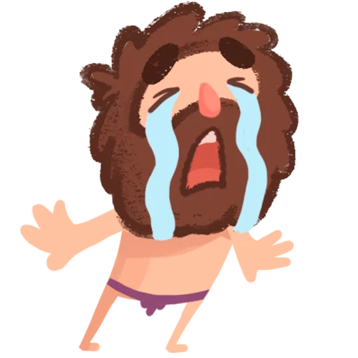 Space Caveman, telegram sticker