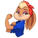💪-Lola Bunny, Telegram Sticker