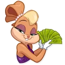 🤑-Lola Bunny, Telegram Sticker