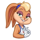 👌-Lola Bunny, Telegram Sticker