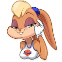 😏-Lola Bunny, Telegram Sticker