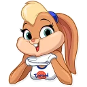😀-Lola Bunny, Telegram Sticker