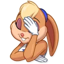 🤦‍♀️-Lola Bunny, Telegram Sticker