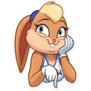 ☺️-Lola Bunny, Telegram Sticker