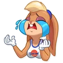 😭-Lola Bunny, Telegram Sticker