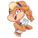 😍-Lola Bunny, Telegram Sticker