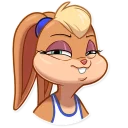 😑-Lola Bunny, Telegram Sticker