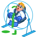 🤮-Astro Nate, Telegram Sticker