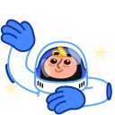 😘-Astro Nate, Telegram Sticker