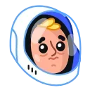 😓-Astro Nate, Telegram Sticker