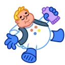 🤤-Astro Nate, Telegram Sticker