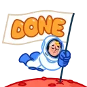 ✅-Astro Nate, Telegram Sticker