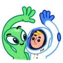 ✋-Astro Nate, Telegram Sticker