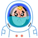😭-Astro Nate, Telegram Sticker