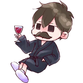 🍷-Thug Life, Telegram Sticker