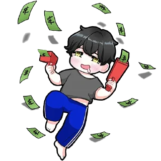 💵-Thug Life, Telegram Sticker