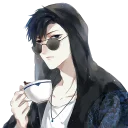 ☕️-Thug Life, Telegram Sticker